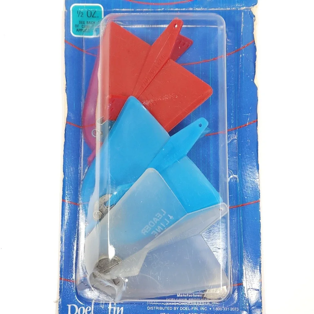 Vintage Doel Fin Fish Seeker Trolling Planes / Depth Controllers (3)- Pack